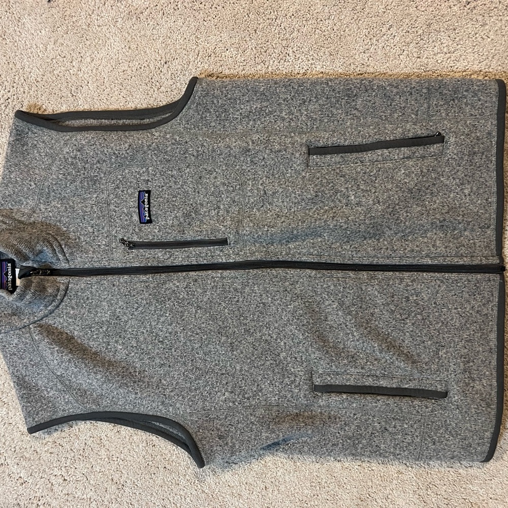 Patagonia Heather Gray Knit Sweater
